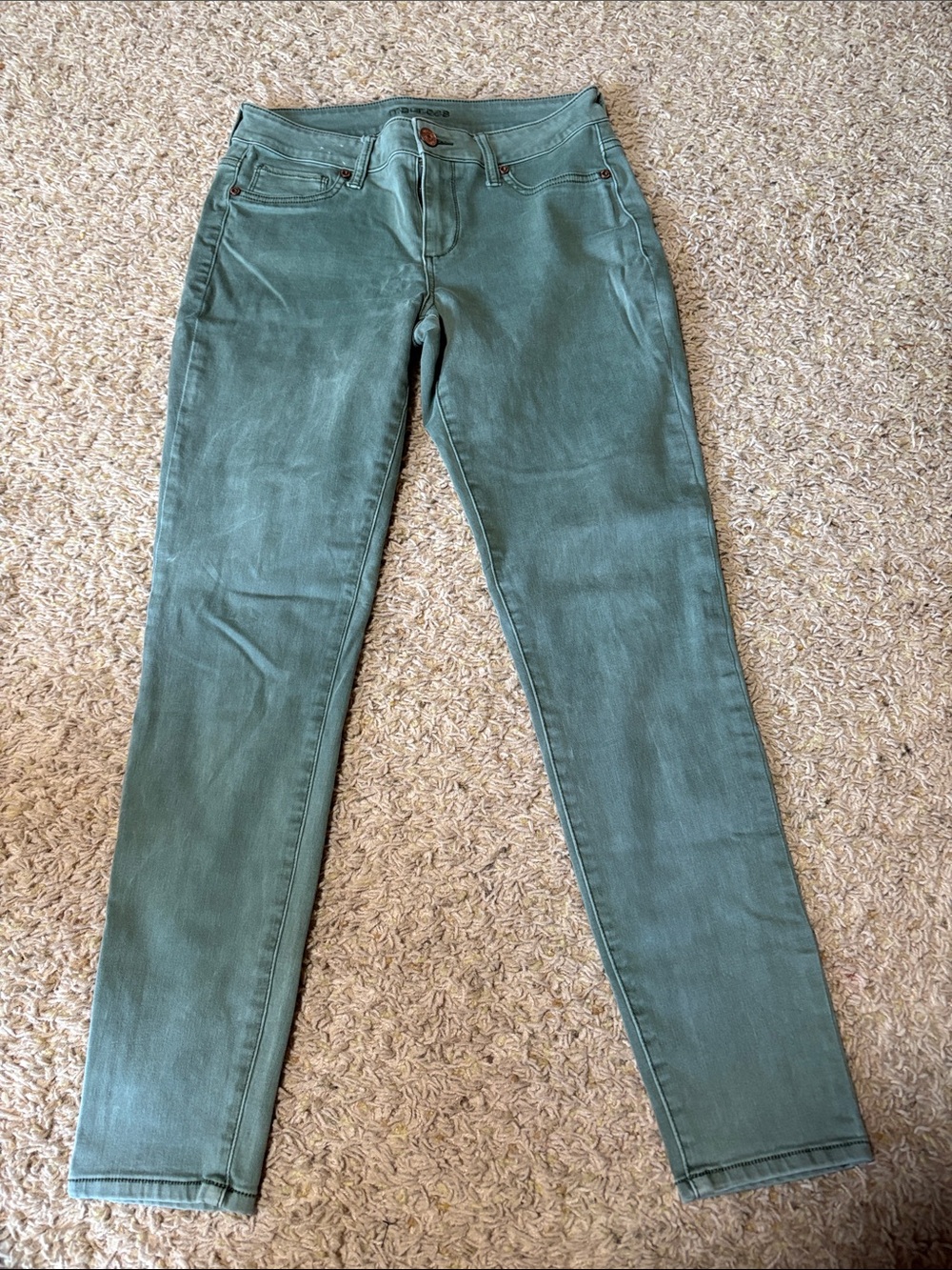 Maurices Teal Skinny Jeans